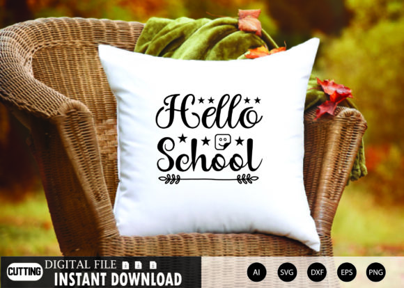 Hello School Graphics – A Versatile Craft Asset for Local Branding