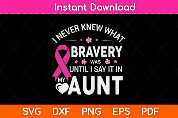 I Never Knew What Bravery SVG