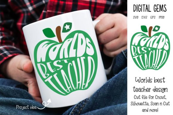 Worlds Best Teacher Apple Review for Real Embroidery Projects
