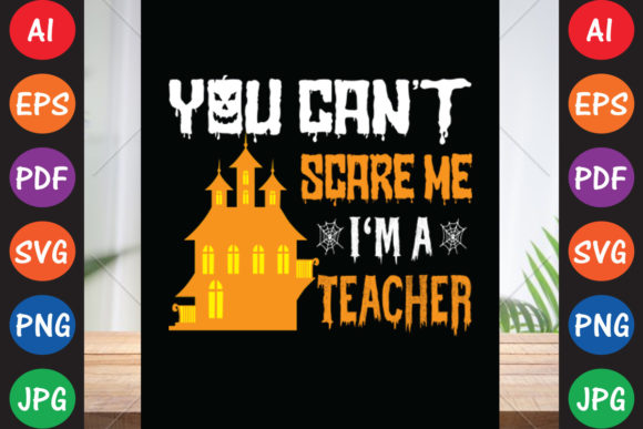 You Can’t Scare Me I’m a Teacher Embroidery Design Review